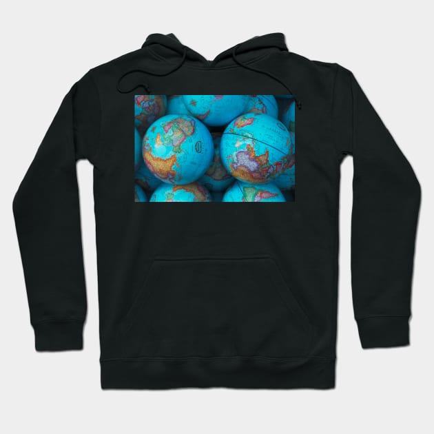 Globes Hoodie by Design A Studios